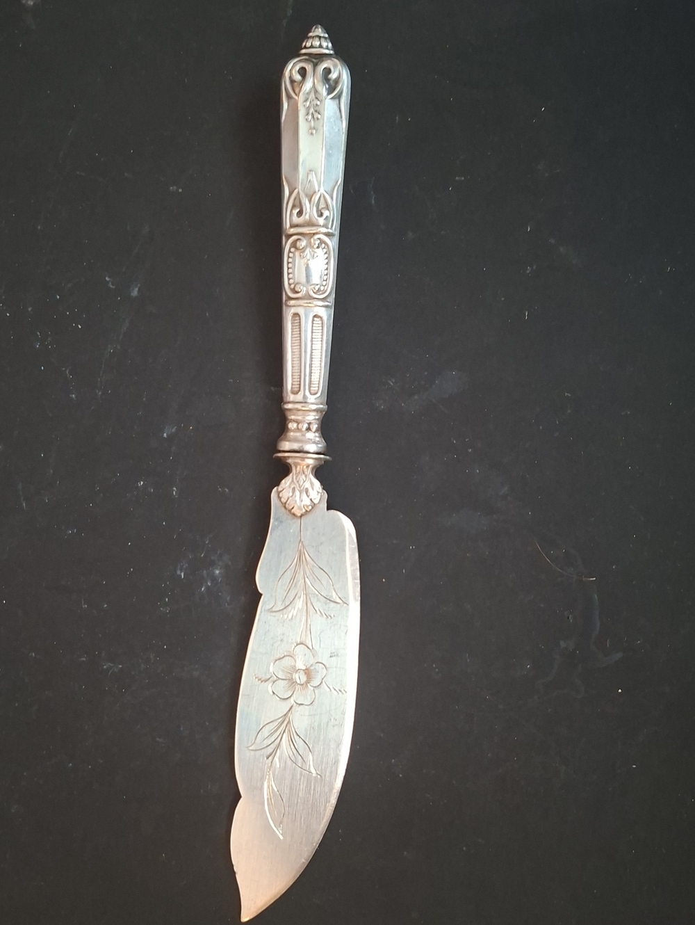 Antique French Silver Fish / Cake Knife